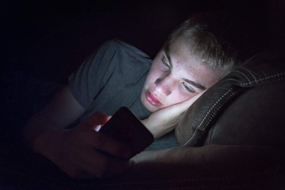 Stressed teens struggle to stay focused in class.